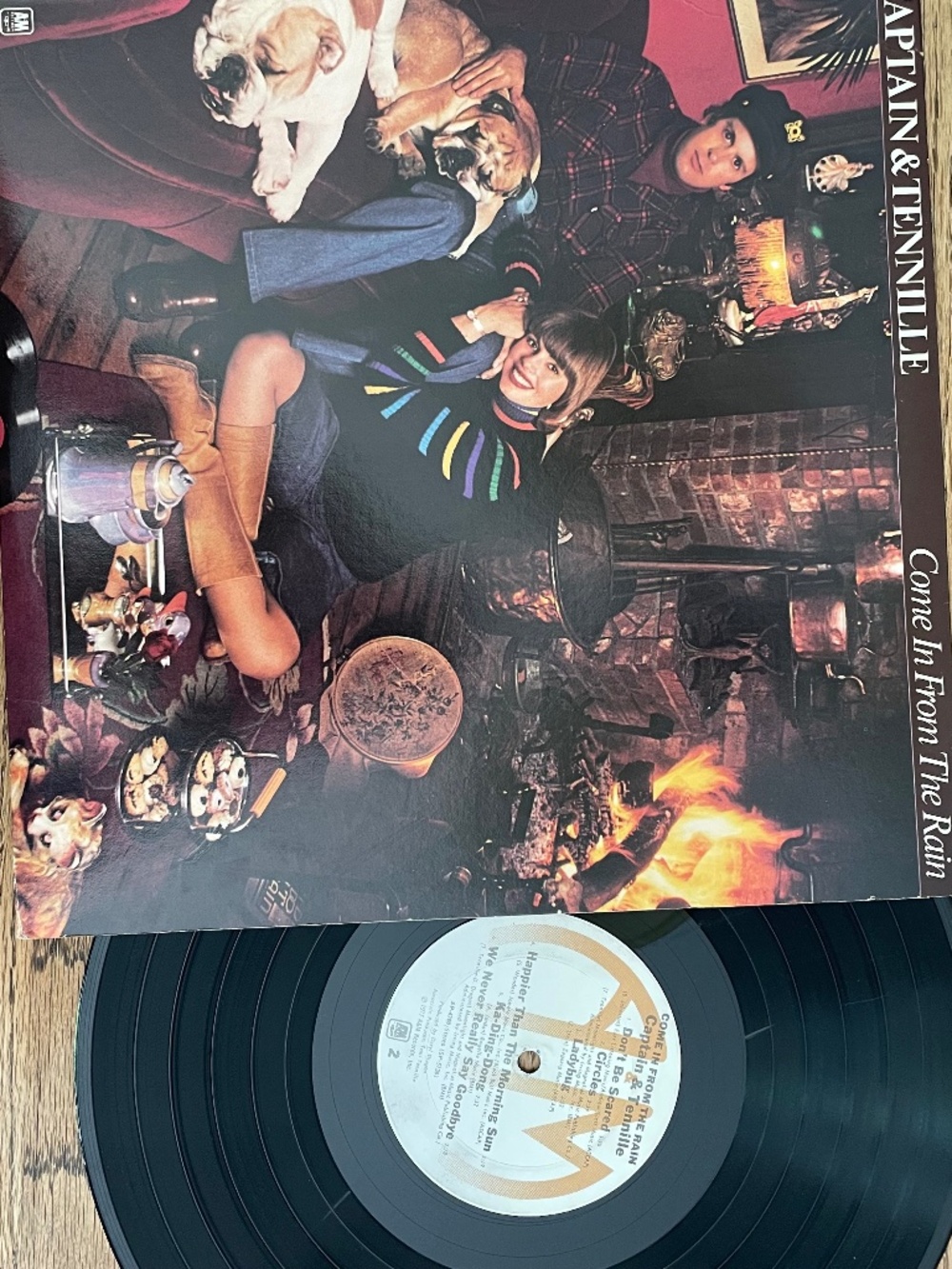 CAPTAIN AND TENNILLE Come In From The Rain 1977 Vinyl LP A&M